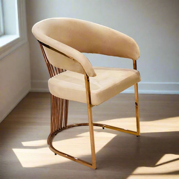 SOLSTICE Chair- Rose Gold