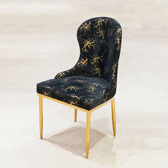 Rome Chair-Black Gold
