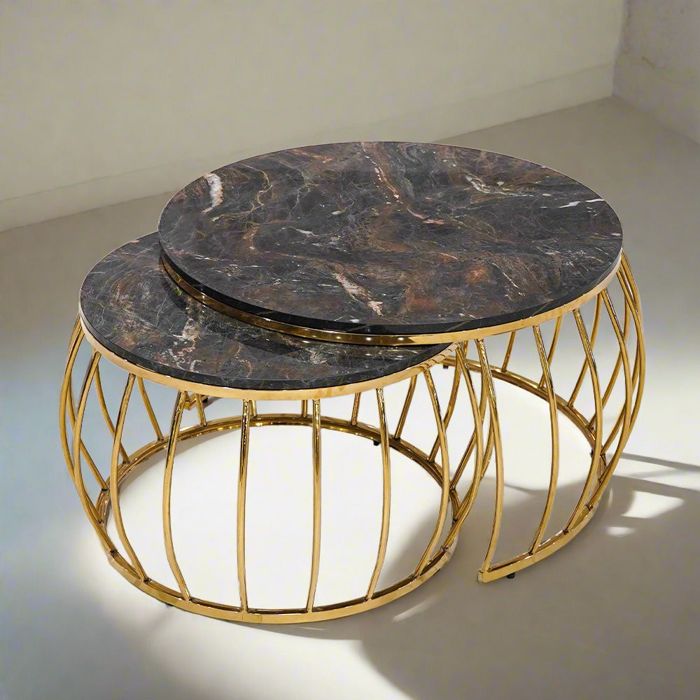 Melon Nesting Table Set