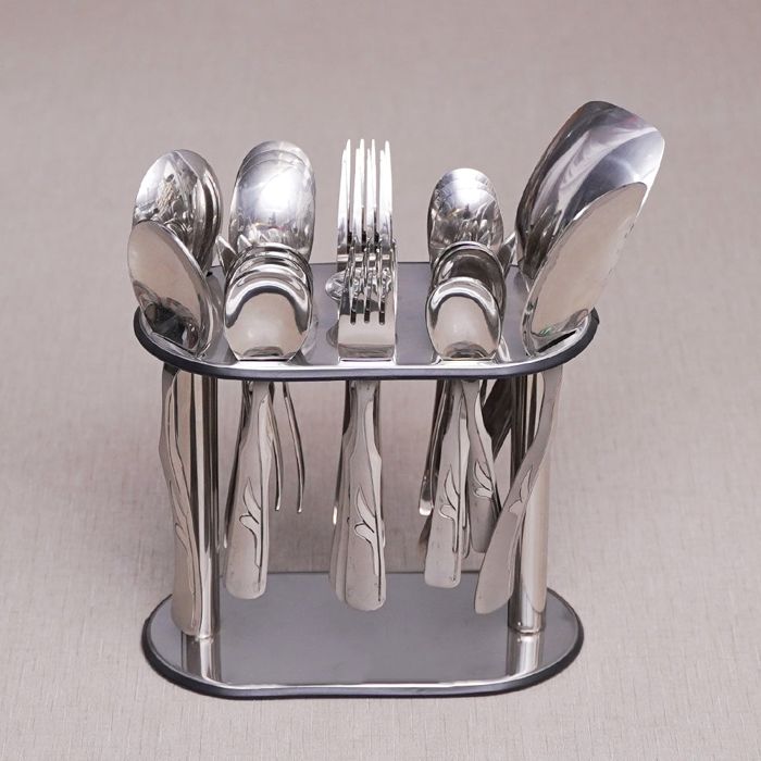 STAINLESS STEEL Stem Design 29PCS CUTLERY SET