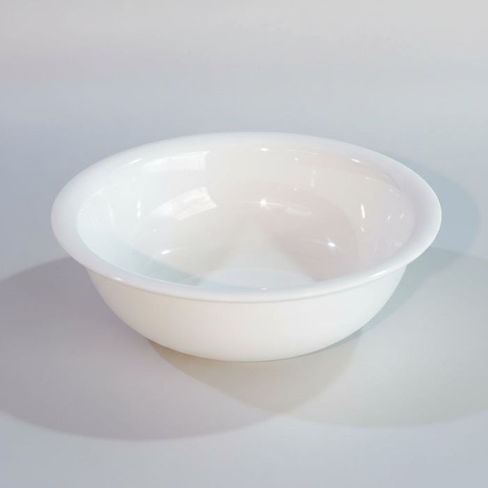 Round White Melamine Bowl