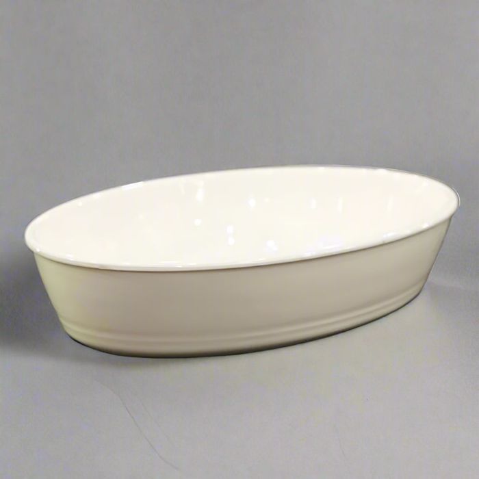 Boat Melamine White Dish