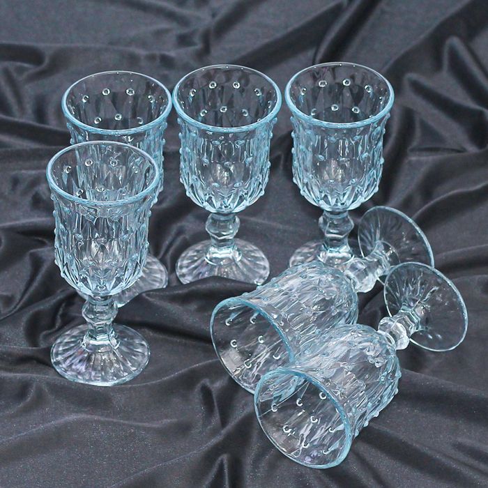 Toyo Nasic Shine Quartz Goblet Wine Glass Set of 6pcs