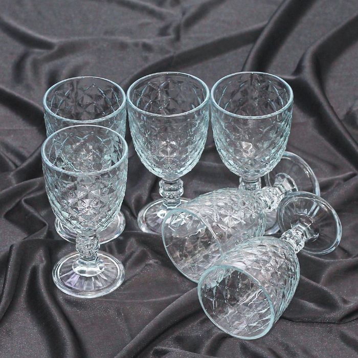 Toyo Nasic Royal Arnit Goblet Glass Set of 6pcs