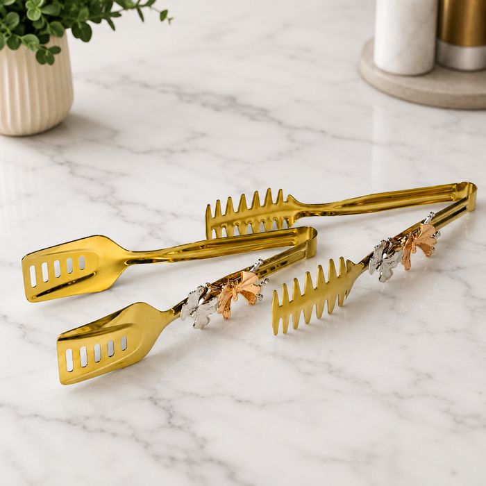 Golden Fancy Tongs